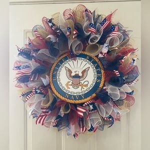 United States Navy handmade wreath
